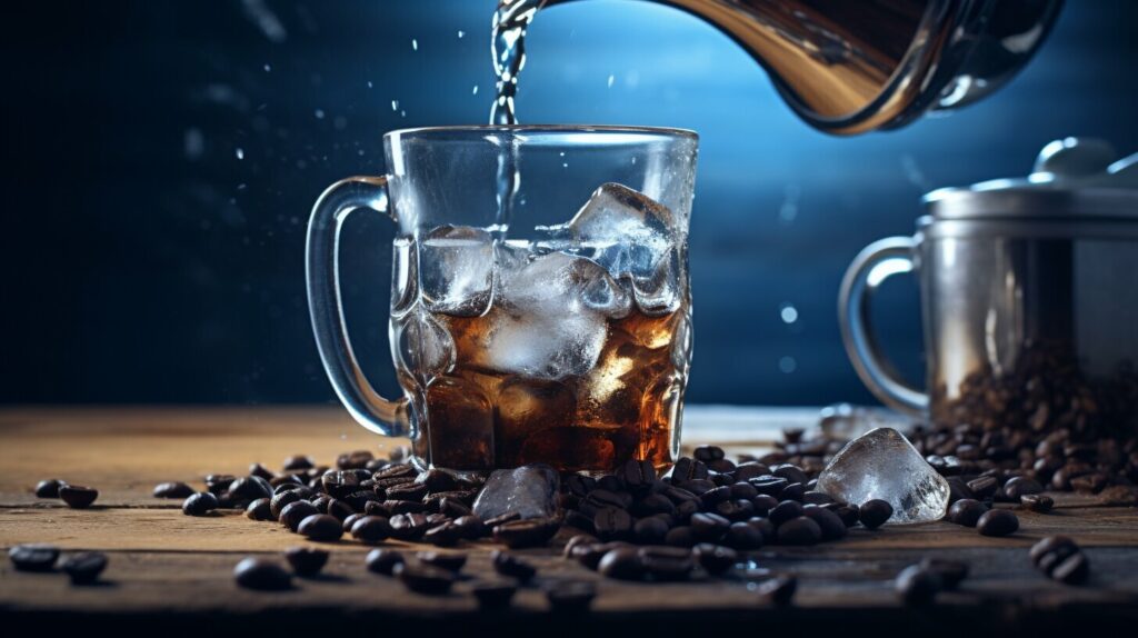 cold brewing coffee